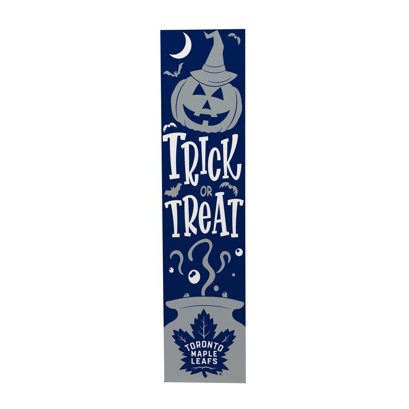 47" Double Sided Seasonal Porch Leaner, Toronto Maple Leafs - 47" x 11.25"