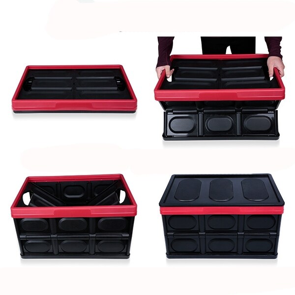 collapsible plastic storage boxes