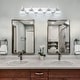 preview thumbnail 36 of 182, 2/3/4-Light Modern Bathroom Crystal Vanity Light Wall Sconces