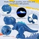 preview thumbnail 3 of 5, 3pcs Magnetic Dinosaur Toys for Kids, Take Apart Dinosaur Toys with Light, Roar Sound, Play Mat & Painting Kit