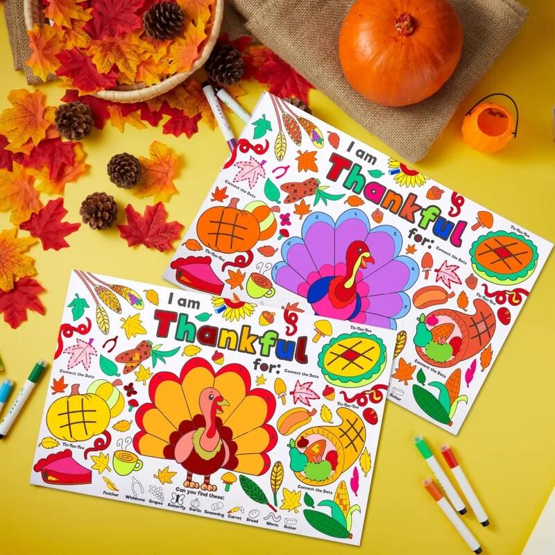 Thanksgiving Turkey Statues 3-Piece Set