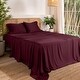 preview thumbnail 32 of 69, Bare Home Rayon from Bamboo Sheet Set - Deep Pocket - Breathable King - Burgundy