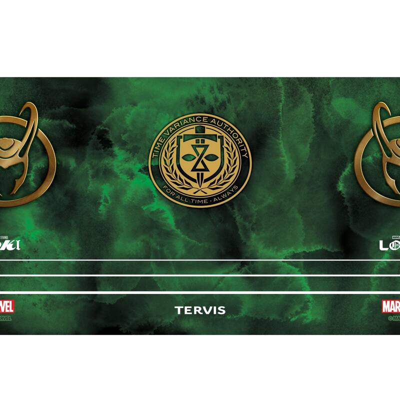 Tervis Traveler Traveler Marvel Loki Green Crest Triple Walled Insulated Travel Tumbler, Stainless Steel