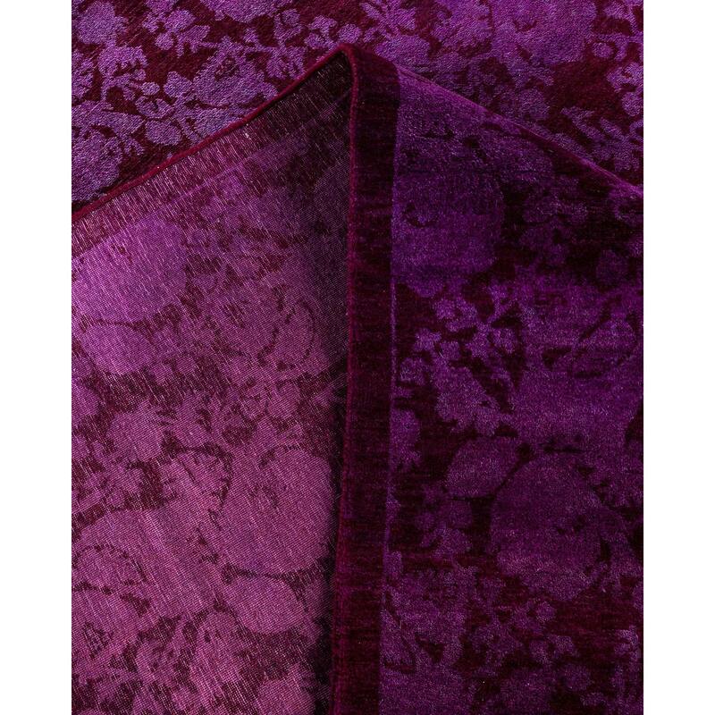 Fine Vibrance One-of-a-Kind Hand-Knotted Area Rug - Pink, 8' 4" x 10' 0" - 8' 4" x 10' 0"