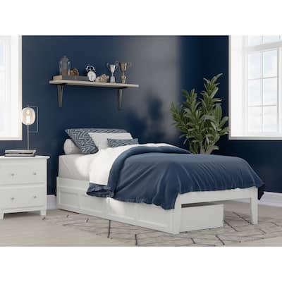 AFI Colorado Platform Bed with Storage and Charging Station