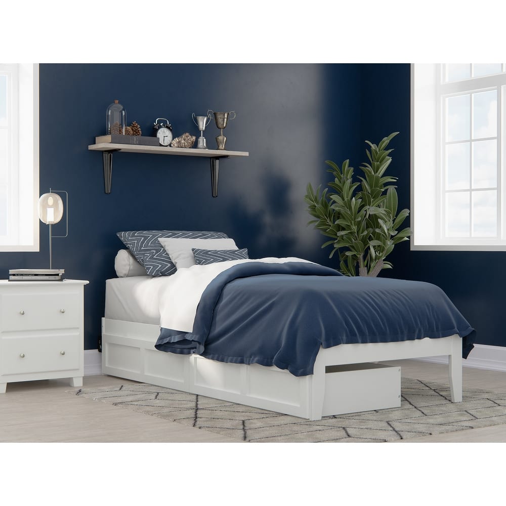 AFI Colorado Platform Bed with Storage and Charging Station