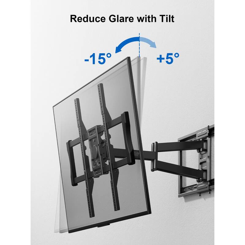 ErgoAV Motion Mount with Dual Arms for TVs 49″ to 90″