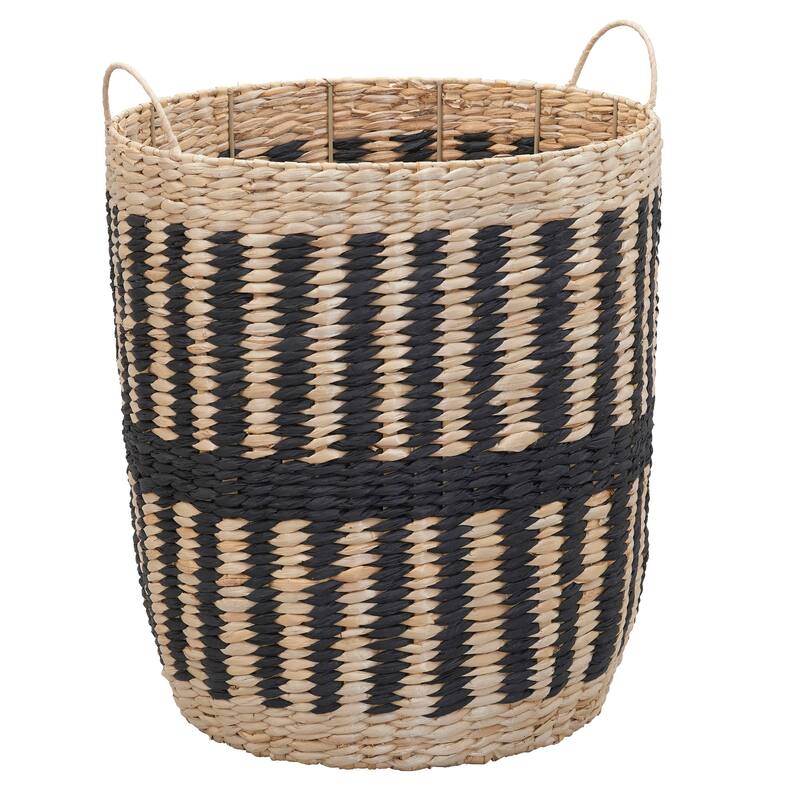 Household Essentials Cattail and Paper Pillar Basket