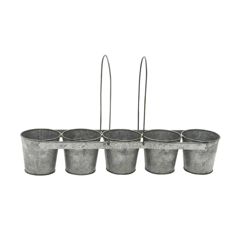 Metal Planter - Gray - Roche River Decor - Gray