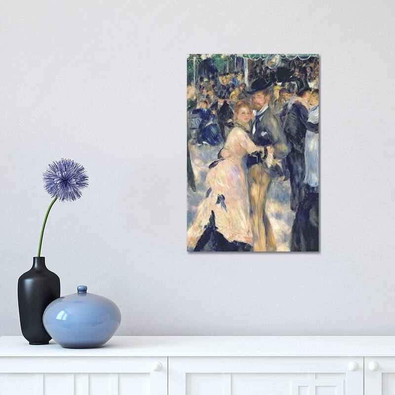 iCanvas "Ball at the Moulin de la Galette, 1876 " by Pierre-Auguste Renoir Canvas Print - 18x12x1.5