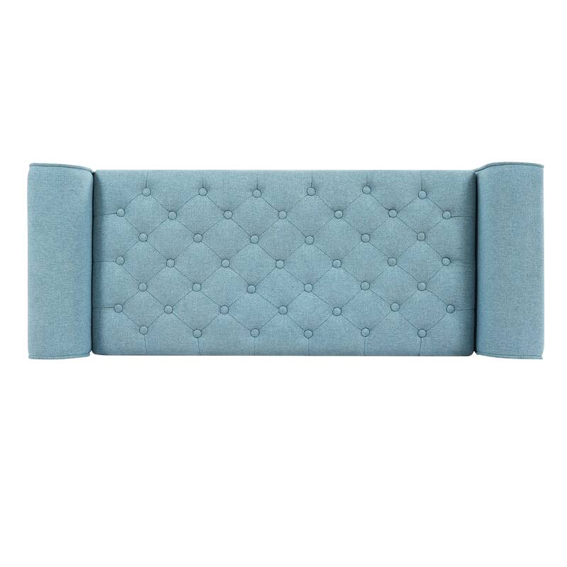 Christopher Knight Home - Keiko Contemporary Rolled Arm Fabric Storage Ottoman Bench