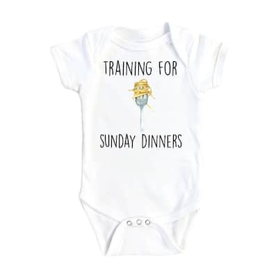 Pasta Italian Sunday - Baby Boy Girl Clothes Infant Bodysuit Funny Cute Newborn