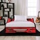 preview thumbnail 5 of 16, Buckner Mordern Race Car Design Youth Platform Bed by Furniture of America