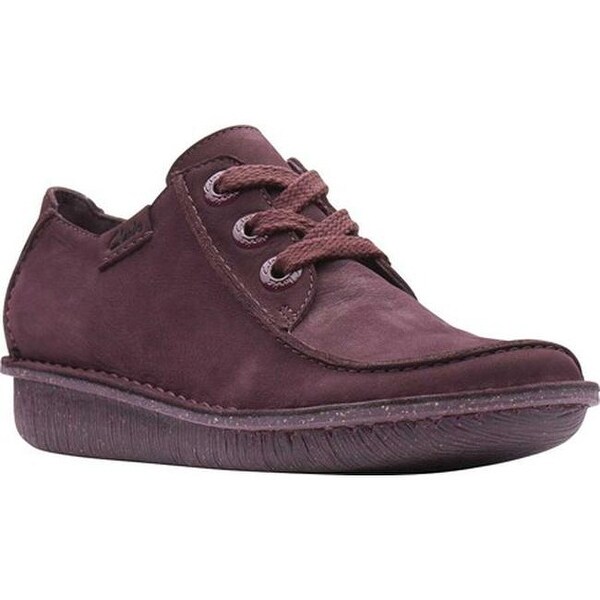 clarks funny dream shoes aubergine