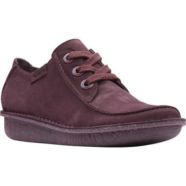 Shop Clarks Women�s Funny Dream Lace Up Shoe Aubergine