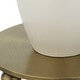 preview thumbnail 7 of 5, Uttermost Annora Glossy White Table Lamp - 34"H,   Shade 10"H x 15"Dia