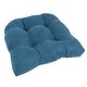 preview thumbnail 50 of 62, 19-inch U-Shaped Microsuede Chair Cushion (Set of 1, 2, or 4) Single - Teal