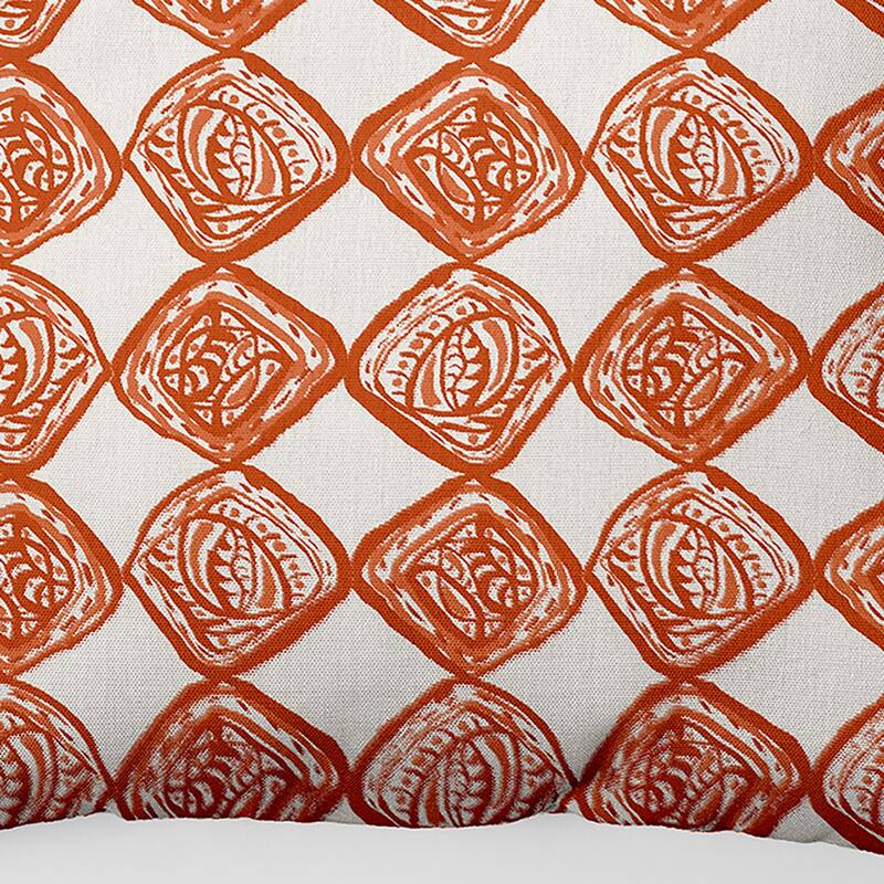 Cowry Check Outdoor Pillow