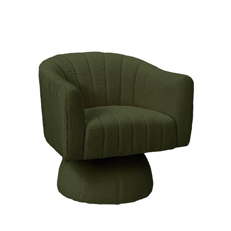 Ouyessir Oversized Modern Upholstered Barrel Chairs