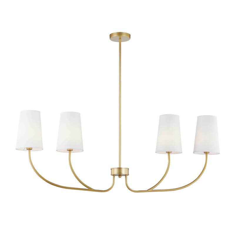 Eden 4-Light Chandelier, Gold