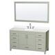 Option Light Green / White Quartz Top / Brushed Nickel