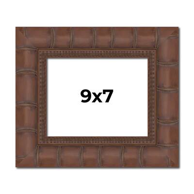 9x7 Frame Pewter Solid Wood Picture Frame Width 1.625 Inches | Interior Frame Depth 0.6875 Inches