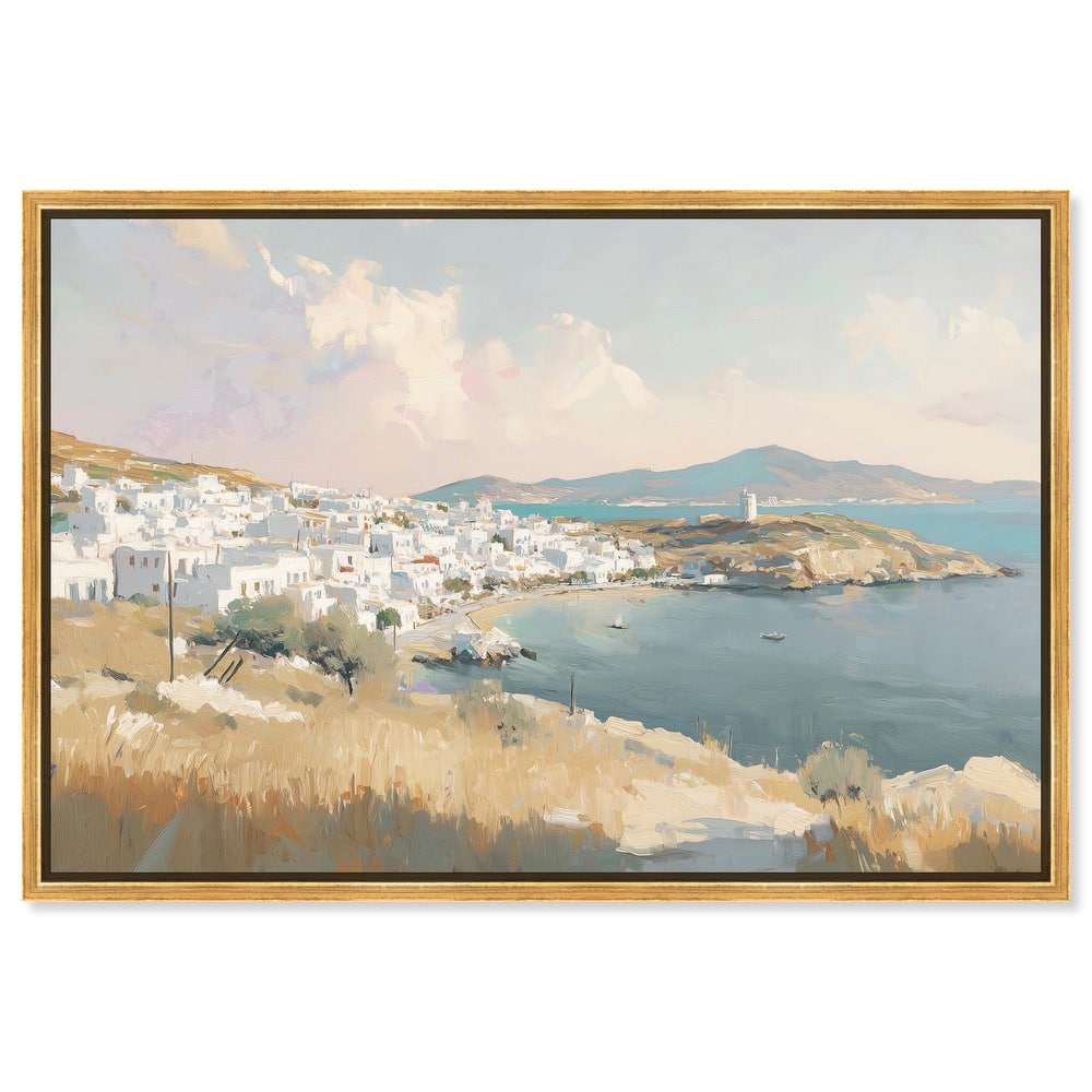Sunrise Greece Canvas by Art Remedy
