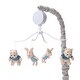 preview thumbnail 1 of 2, Disney Baby Forever Pooh Gray/Beige Bear Musical Baby Crib Mobile by Lambs & Ivy