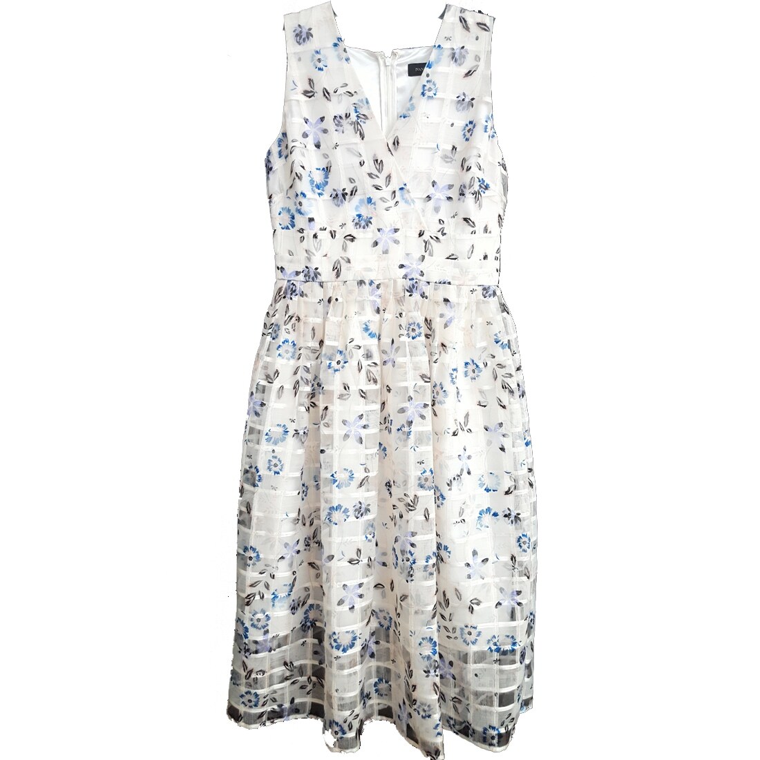 Shop Ivanka Trump Floral Dress White 2 On Sale Free Shipping On Orders Over 45 Overstock 28362315