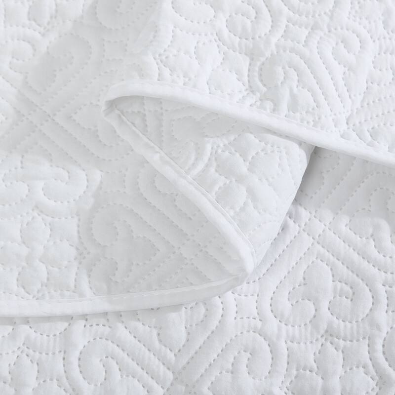 HLC.ME Lorenzo - 3 Piece Size Quilt Set, Lightweight Bedspread Coverlet Set.