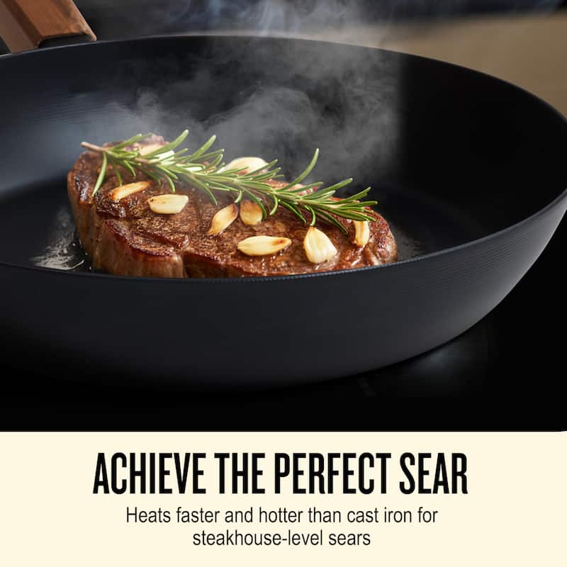 Alva Forest Carbon Steel Pan Pre-Seasoned with Natural Mineral Oil