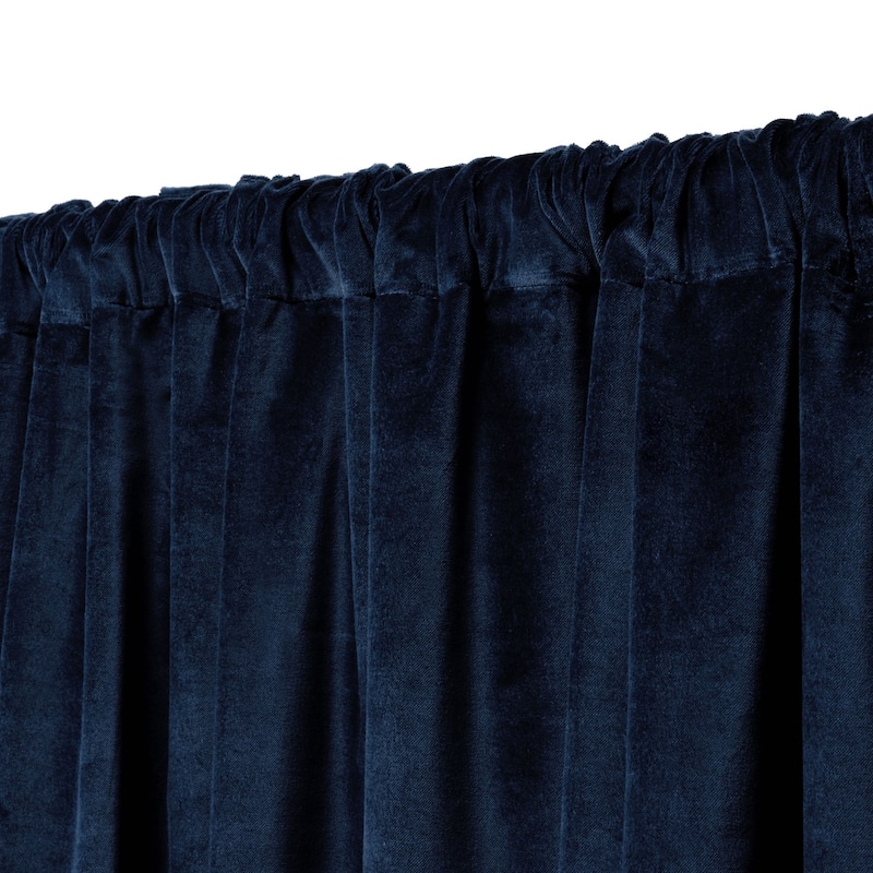 Lauren Ralph Lauren Velvety Back Tab/Rod Pocket Curtain Single Panel