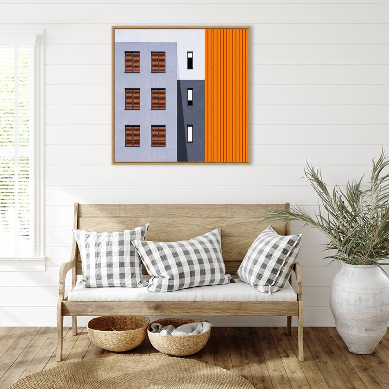 Facade by Inge Schuster Framed Canvas Wall Art Print