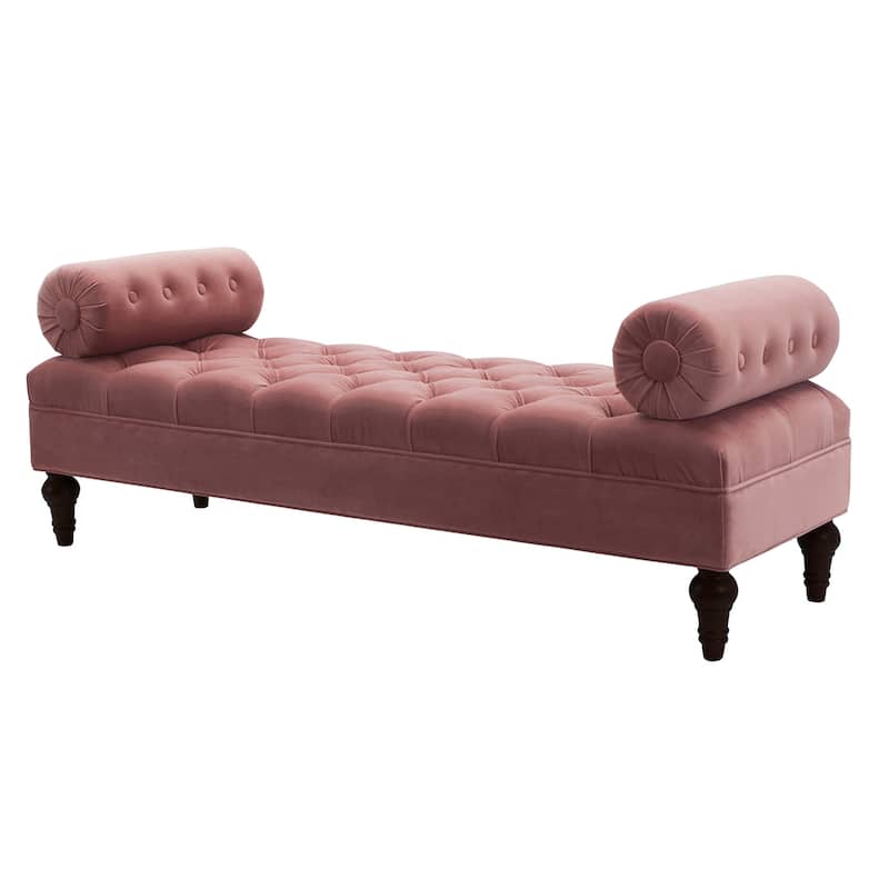 Lewis Bolster Arm Entryway Bench