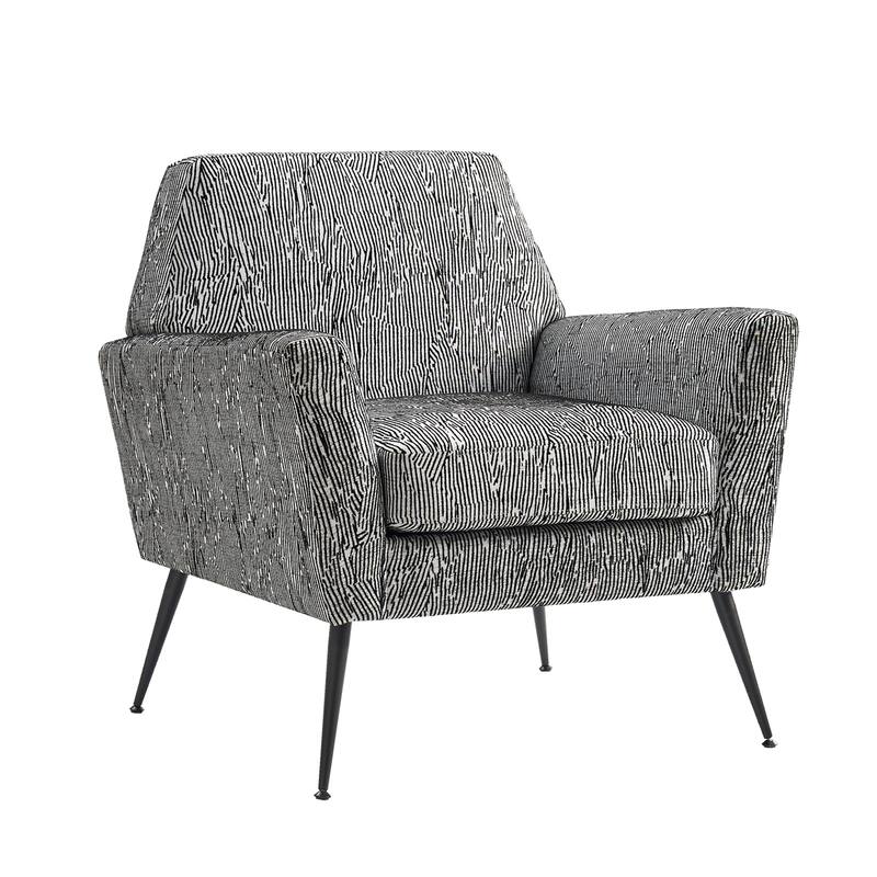 Silas Modern Armchair with Metal Legs by HULALA HOME