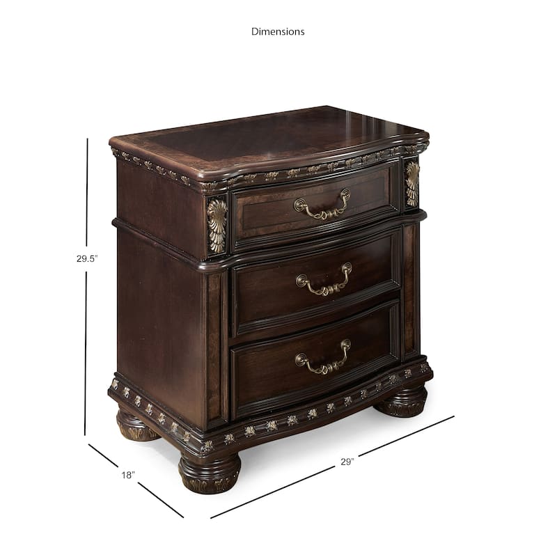 Steve Silver Manchester Traditional Low Post 4PC Bedroom Set