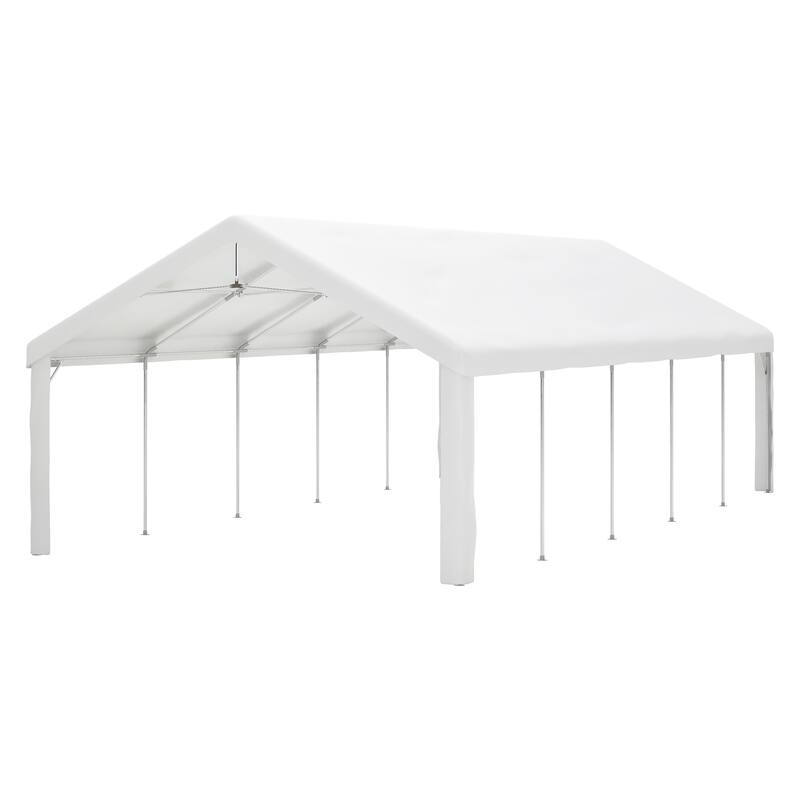 16 x 32FT Party Tent Heavy Duty, Large Wedding Event Shelters with 3 Storage Bags, Outdoor Canopy Gazebo Commercial Tents