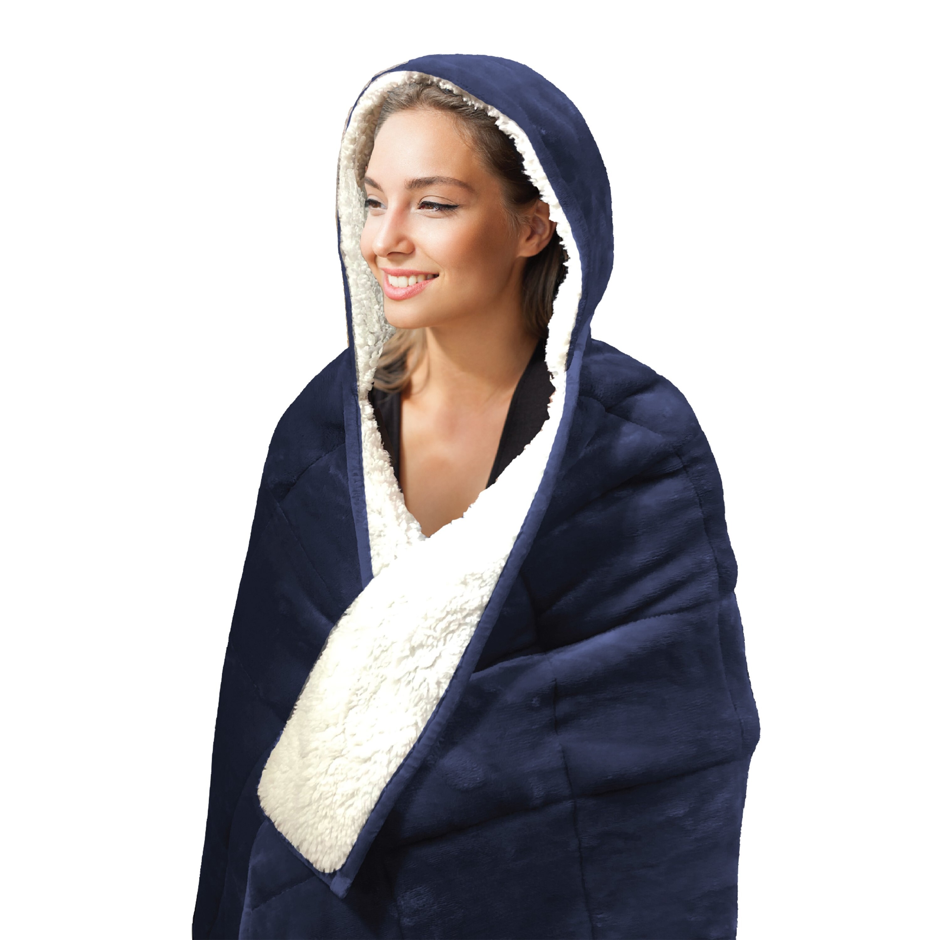 Hooded weighted 10 lb discount blanket