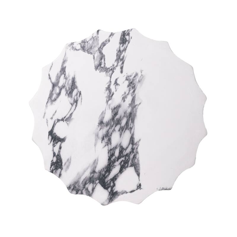 Christopher Knight Home - Modern Outdoor Lightweight Concrete Accent Side Table with Fluted Sculptural Hourglass Design