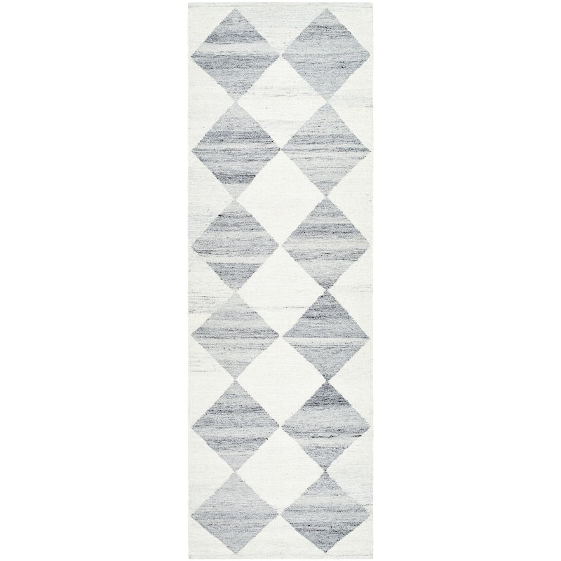 Livabliss x Vivir Antho Modern Area Rug - 2'6" x 8' - Gray