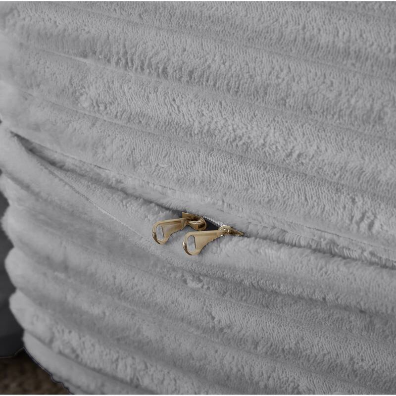 Floor Sofa With 2 Pillows,Convertible Plush Corduroy Foam-Filled Sleeper Sofa Bed,15" Full Size Folding Mattress,Guest Bed