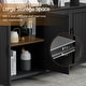 preview thumbnail 32 of 32, Kitchen Sideboard Coffee Bar Cabinet Accent Storage Cabinet