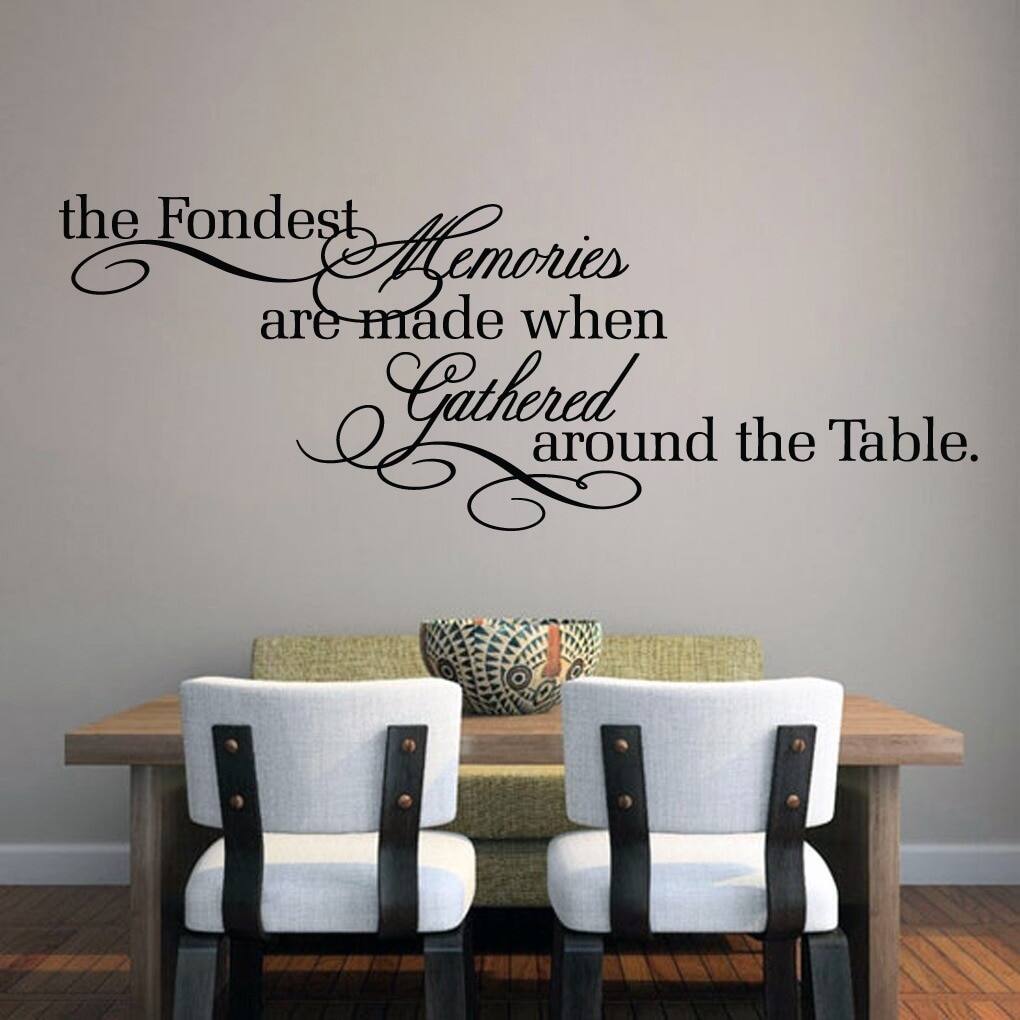 The Fondest Memories Kitchen Wall Decal - 60" x 22"