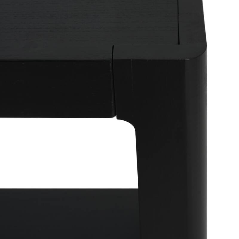 Modern Farmhouse Console Table with Rounded Corners & Adjustable Feet by Harper&Bright Designs