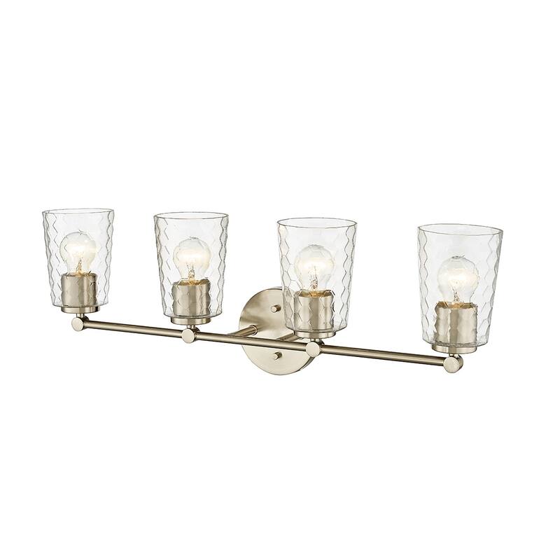 Millennium Lighting Ashli 2/4 Light Vanity Light with Clear Honeycomb Glass Shades