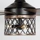 preview thumbnail 10 of 9, 52" Farmhouse 3-Light Wooden 4-Blade Ceiling Fan with Remote