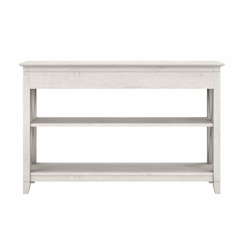 Console Table with Drawers and Shelves