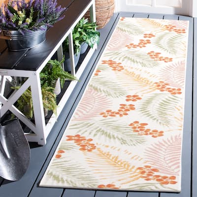 SAFAVIEH Sunrise Tracy Indoor/Outdoor Waterproof Rug - 2' x 8' Runner