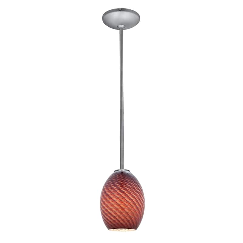 Access Lighting Brandy FireBird 6" Wide Mini Pendant - Rod Hung