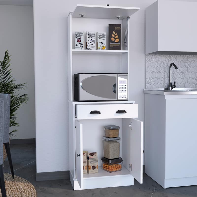 Kitchen Pantry with Drawer and 2 Cabinets for Kitchen